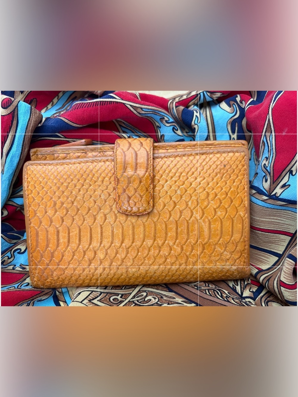 Symthson snake skin Leather Wallet -